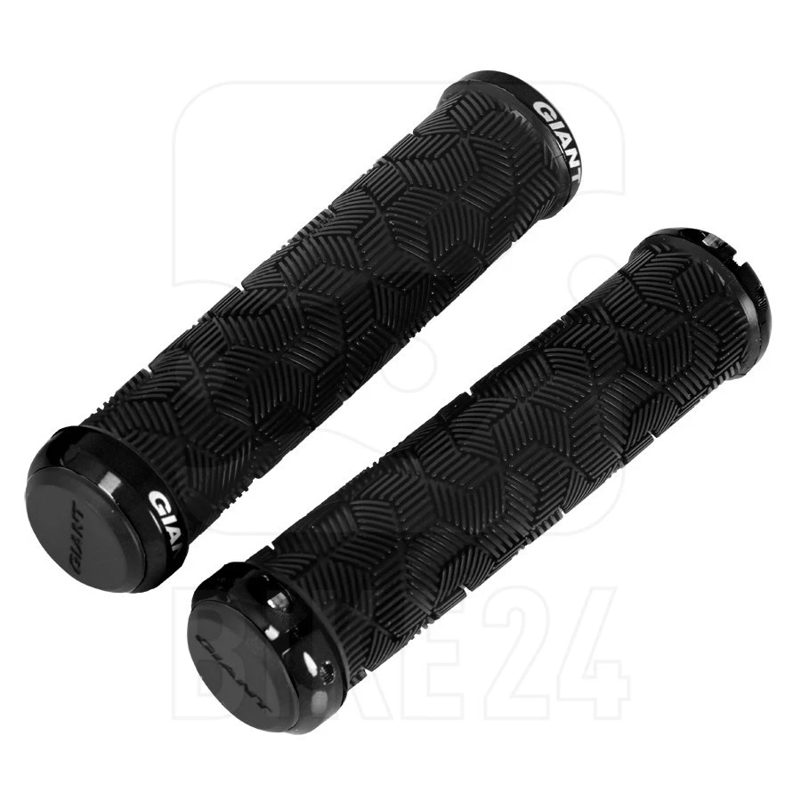 Giant Tactal Double Lock-On Grips - Black/black 1 Giant Tactal Double Lock-On Grips - Black/black