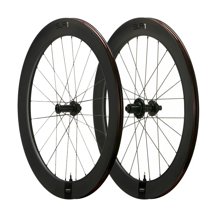 Giant SLR 1 Tubeless Carbon Disc 65 Wheelset - Centerlock - Shimano - 12x100 Mm | 12x142 Mm 2 Giant SLR 1 Tubeless Carbon Disc 65 Wheelset - Centerlock - Shimano - 12x100 Mm | 12x142 Mm - Image 2