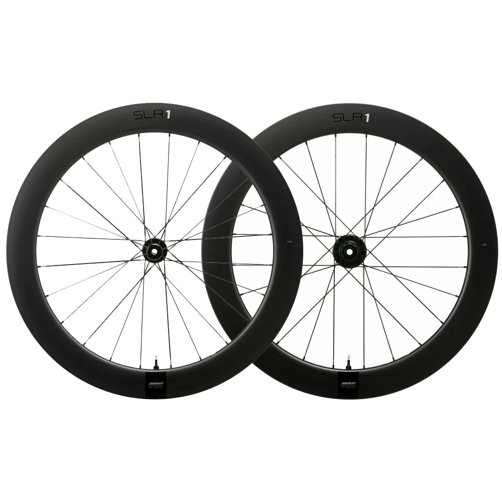 Giant SLR 1 Tubeless Carbon Disc 65 Wheelset - Centerlock - Shimano - 12x100 Mm | 12x142 Mm 1 Giant SLR 1 Tubeless Carbon Disc 65 Wheelset - Centerlock - Shimano - 12x100 Mm | 12x142 Mm